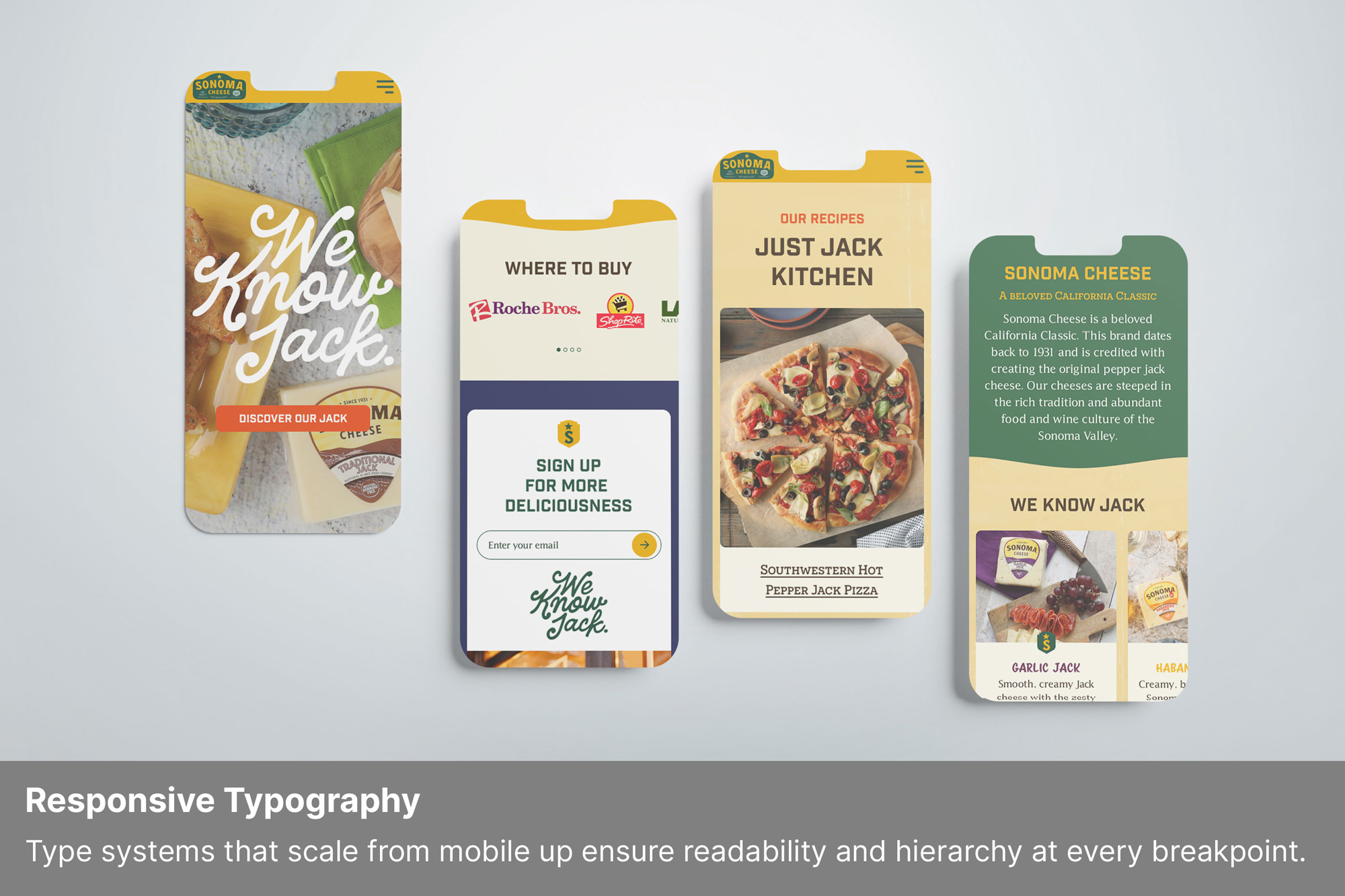 Responsive Typography: Type systems that scale from mobile up ensure readability and hierarchy at every breakpoint.