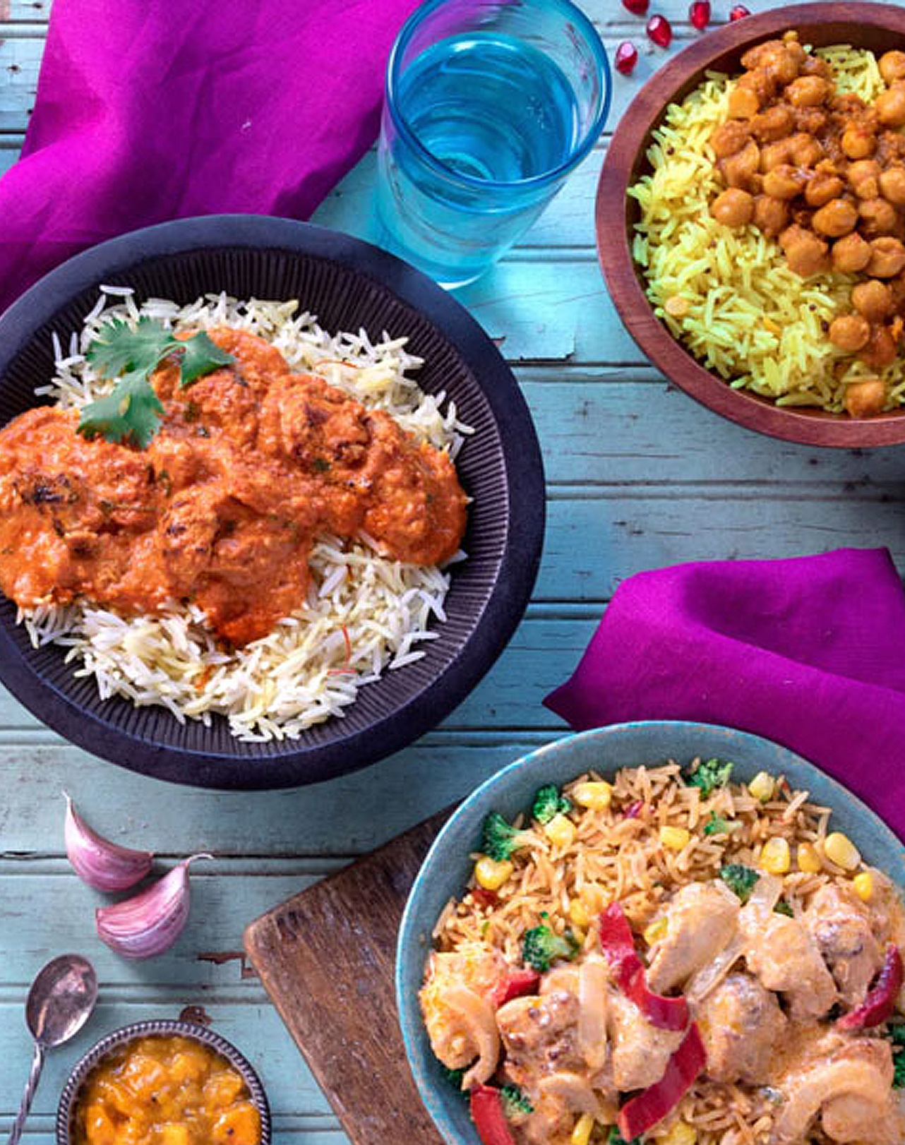 Cafe Spice Indian dishes photography